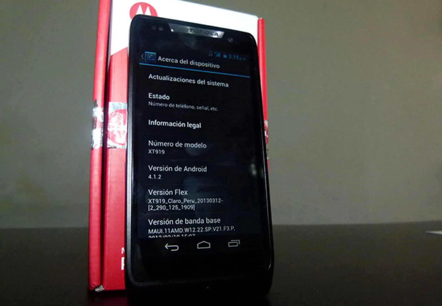 Review del smartphone Motorola RAZR D3