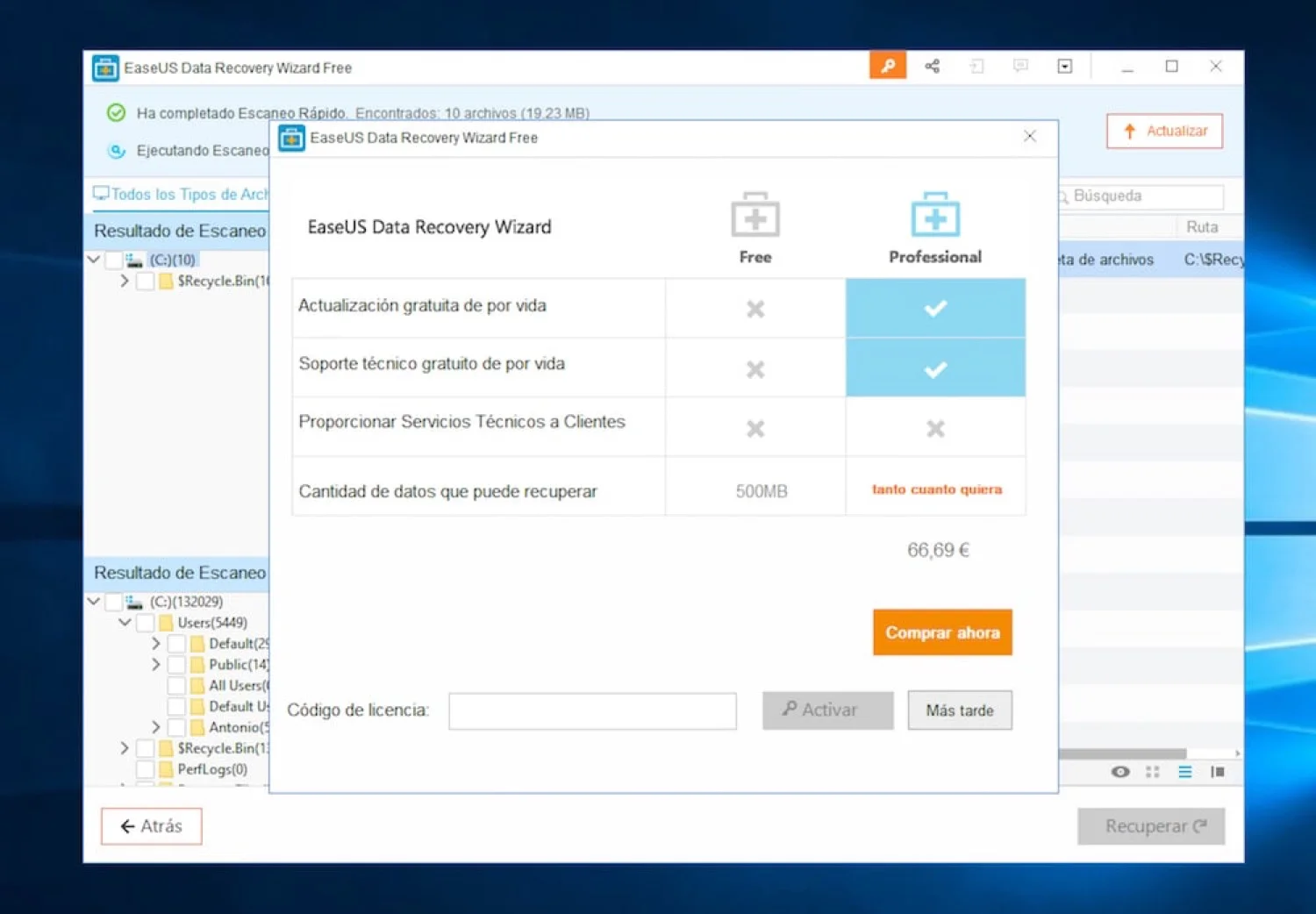 Review: EaseUS Data Recovery Wizard Free para Windows