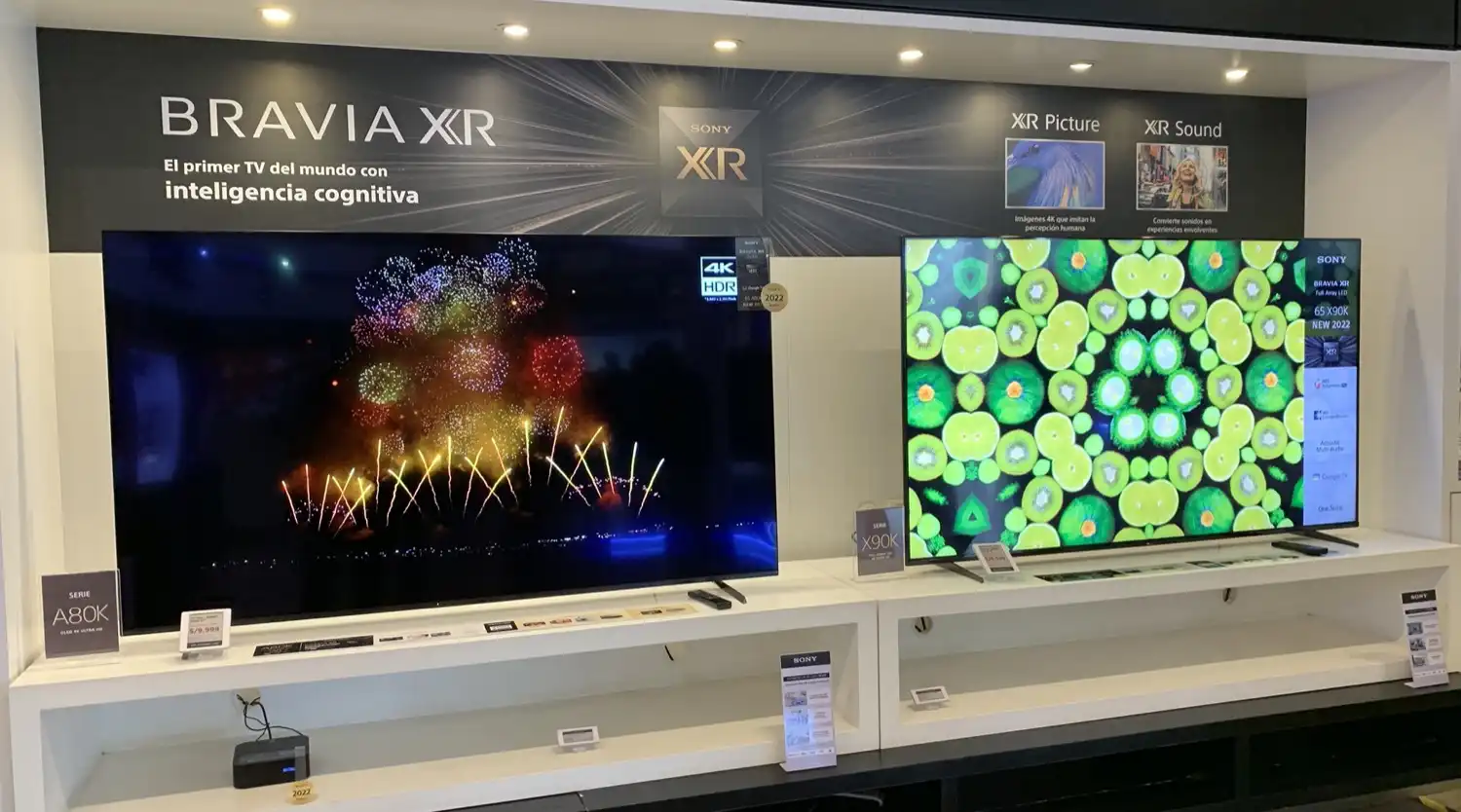 Televisores Bravia XR con app de películas y compatibilidad con PS5