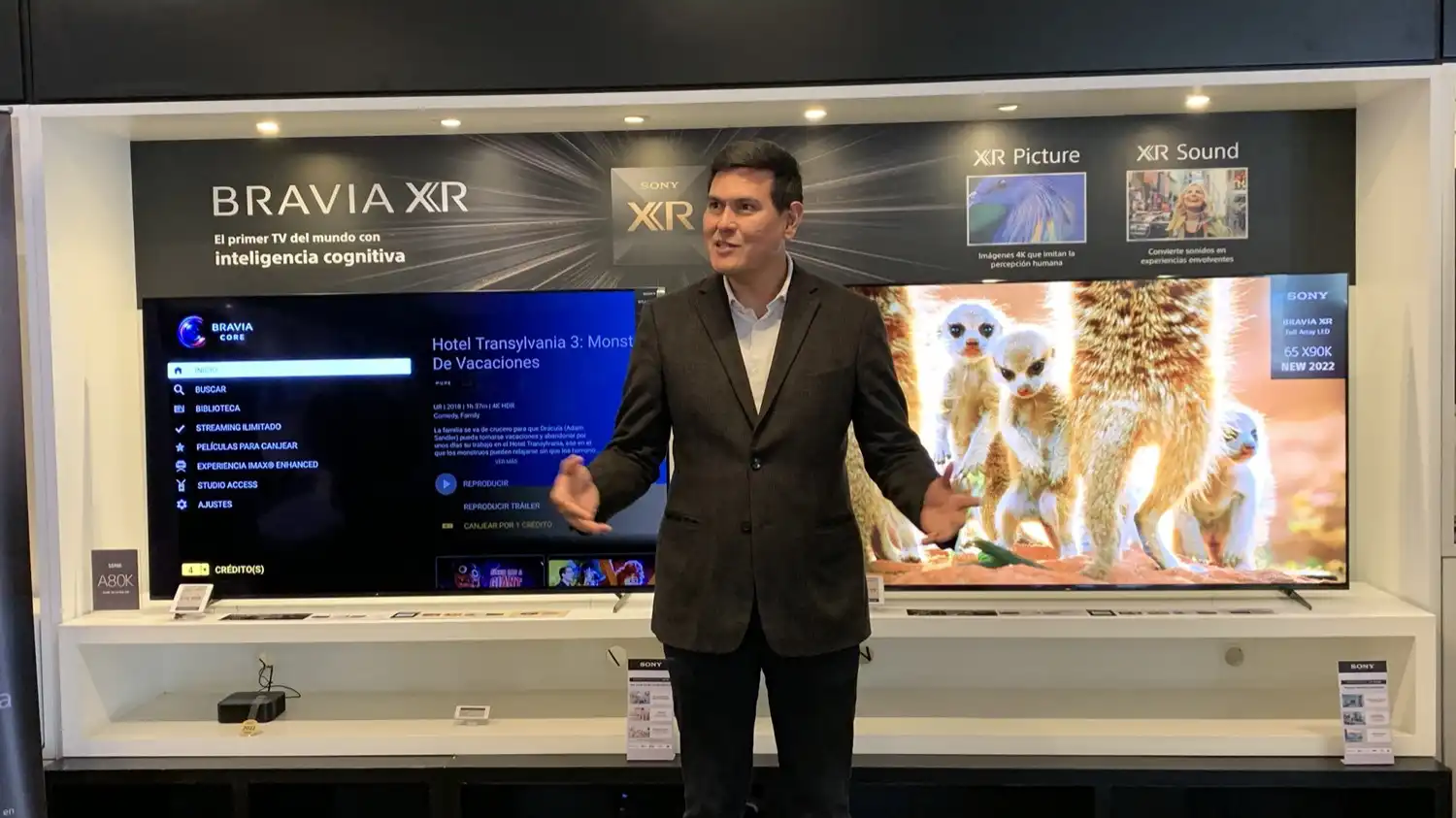 Televisores Bravia XR con app de pel&iacute;culas y compatibilidad con PS5