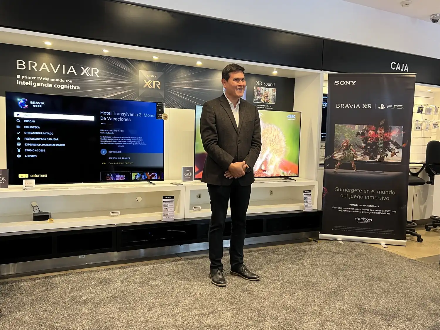 Televisores Bravia XR con app de pel&iacute;culas y compatibilidad con PS5