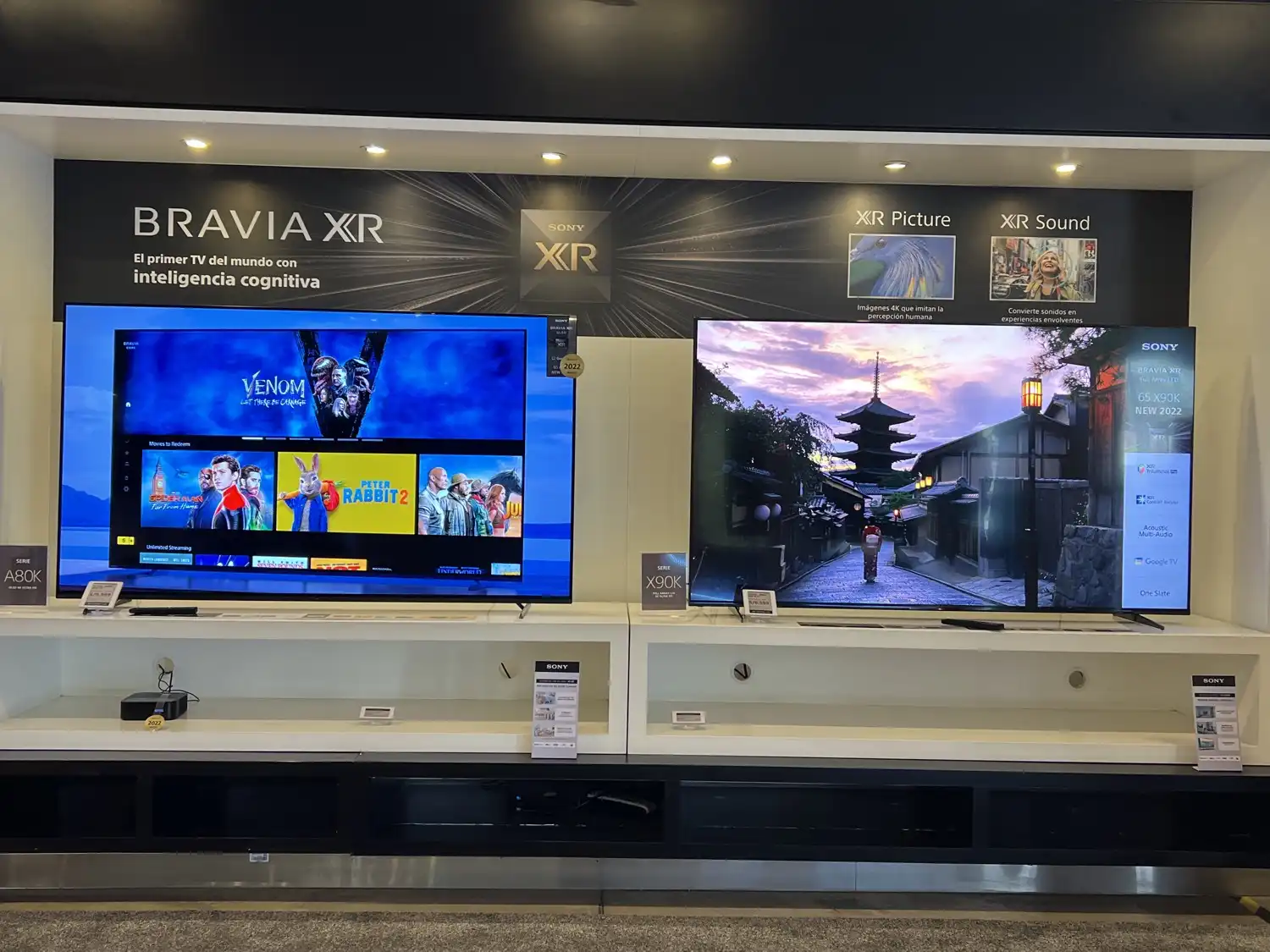 Televisores Bravia XR con app de pel&iacute;culas y compatibilidad con PS5